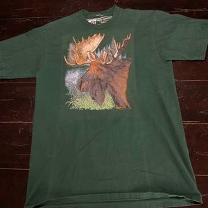 Vintage moose graphic tee